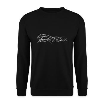 Vague - Sweat-shirt Unisexe - noir - Devant - Alina (178cm) & Michal (187cm)