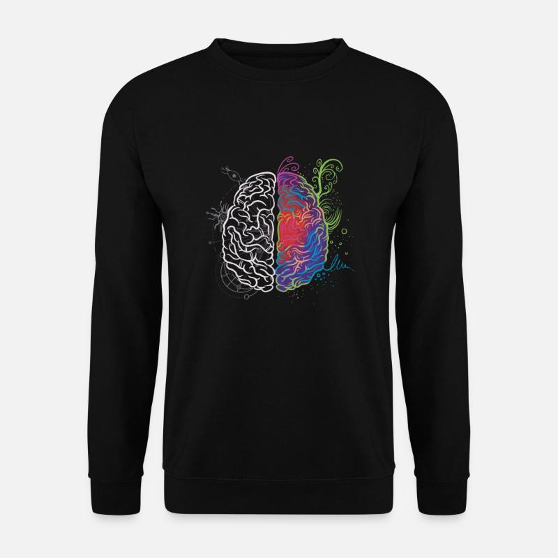 brain - Unisex Sweatshirt - black