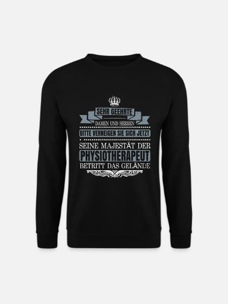 Physiotherapeut Physiotherapie Krankengymnastik - Unisex Pullover - Schwarz