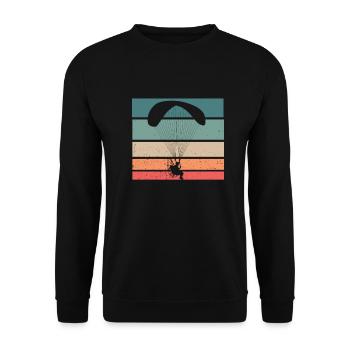 Parapente Parapente - Sweat-shirt Unisexe - noir - Devant - Alina (178cm) & Michal (187cm)