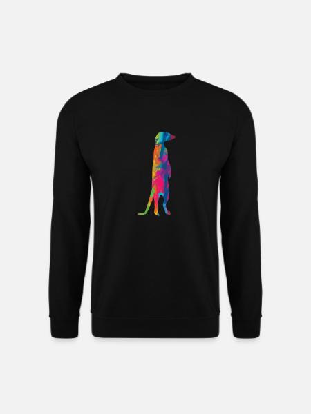 Erdmännchen - Unisex Pullover - Schwarz