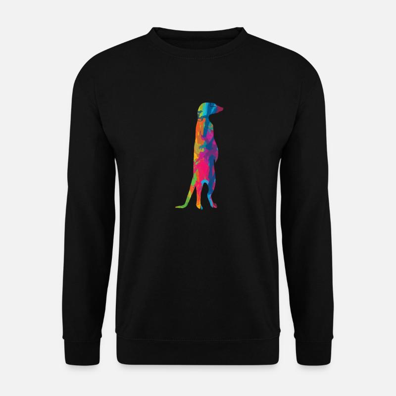 Erdmännchen - Unisex Pullover - Schwarz