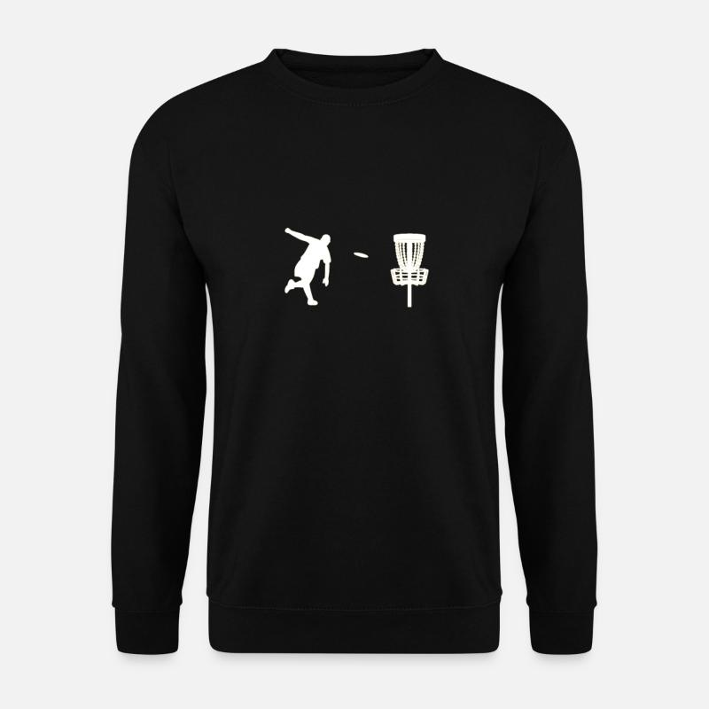 Disc Golf Flugscheibe Discgolfer Geschenk - Unisex Pullover - Schwarz