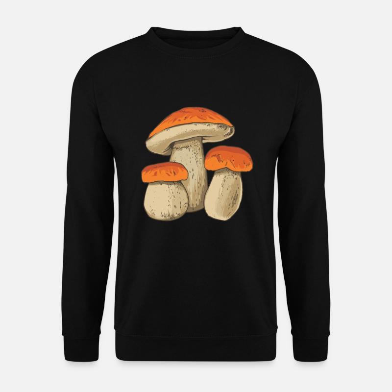 Cueilleur de champignons Champignons Champignons Cèpes Champignons Chercheurs de champignons - Sweat-shirt Unisexe - noir