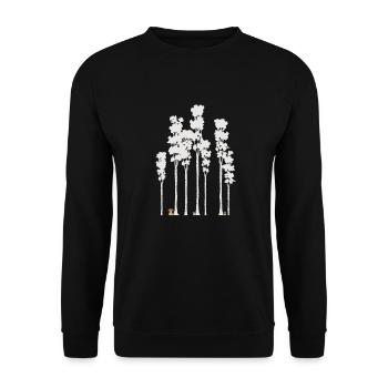 Mushroom Picker Mushrooms Mushrooms Porcini Mushrooms Mushroom Seekers - Unisex Sweatshirt - black - Front - Alina (178cm) & Michal (187cm)