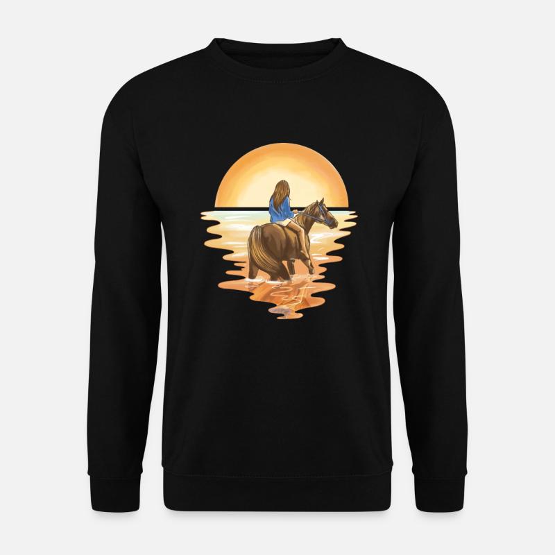 Horse - Unisex Sweatshirt - black