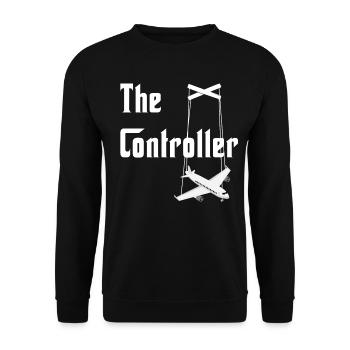 Aviation I ATC I Airplane I Funny air traffic - Unisex Sweatshirt - black - Front - Alina (178cm) & Michal (187cm)