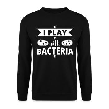 Chemiker Biologe Wissenschaftler Spruch lustig - Unisex Pullover - Schwarz - Vorne - Alina (178cm) & Michal (187cm)