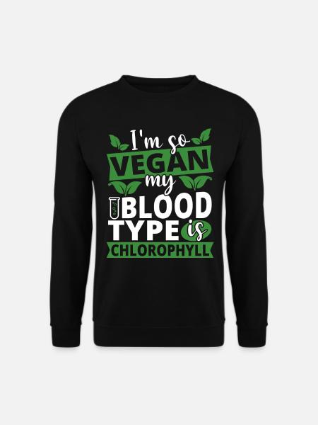 Veganer Spruch Vegane Lebensweise - Unisex Pullover - Schwarz