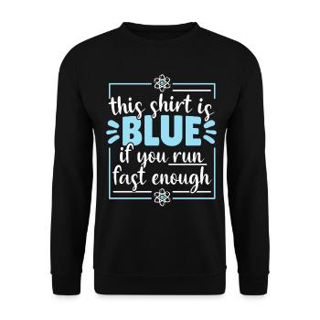 Chemise de scientifique Drôle cadeau - Sweat-shirt Unisexe - noir - Devant - Alina (178cm) & Michal (187cm)