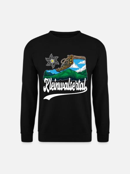 Kleinwalsertal Walsertal Österreich Allgäu Alpen - Unisex Pullover - Schwarz