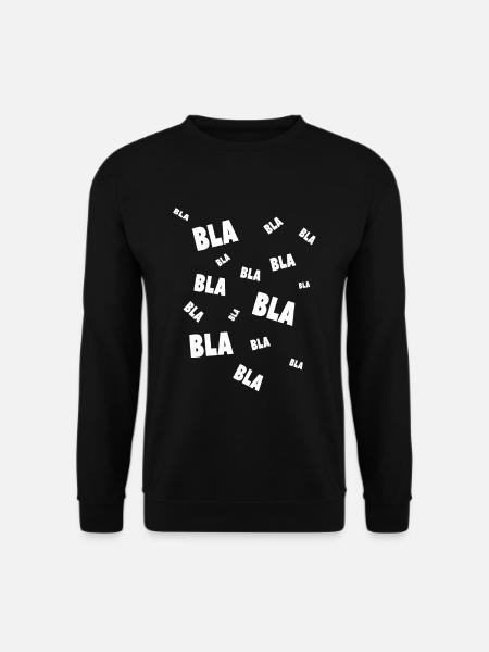 Reden Dauersprechen Ununterbrochen Labern - Unisex Pullover - Schwarz