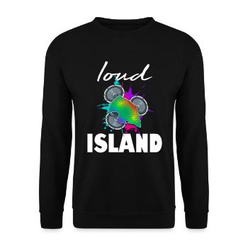 Fehmarn Loud Island - Unisex Pullover - Schwarz - Vorne - Alina (178cm) & Michal (187cm)