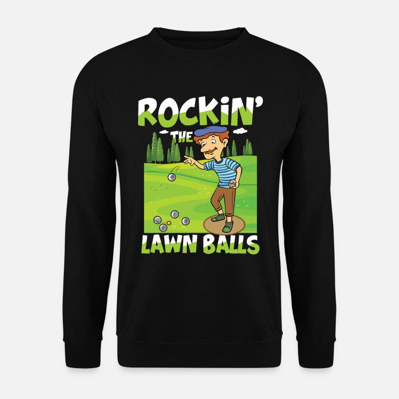 Petanque Petanque Geschenke für einen Petanque - Unisex Pullover - Schwarz