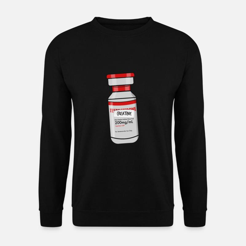 Lustiges "Creatine" - Unisex Pullover - Schwarz