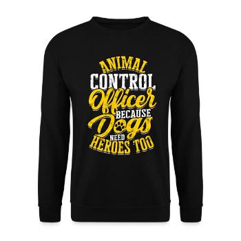 Sauvetage animal Bien-être animal Chien Chat Animal de compagnie Li - Sweat-shirt Unisexe - noir - Devant - Alina (178cm) & Michal (187cm)