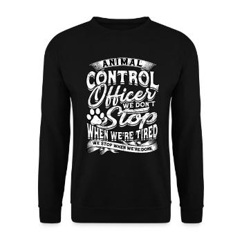 Sauvetage animal Bien-être animal Chien Chat Animal de compagnie Li - Sweat-shirt Unisexe - noir - Devant - Alina (178cm) & Michal (187cm)