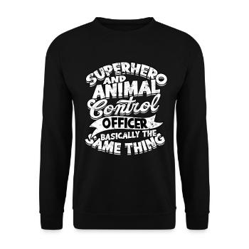 Sauvetage animal Bien-être animal Chien Chat Animal de compagnie Li - Sweat-shirt Unisexe - noir - Devant - Alina (178cm) & Michal (187cm)