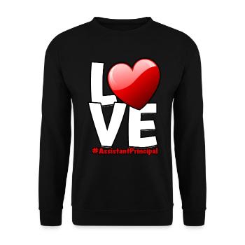 schulleiter stellvertretender schulleiter geschenk - Unisex Pullover - Schwarz - Vorne - Alina (178cm) & Michal (187cm)