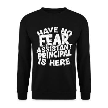 schulleiter stellvertretender schulleiter geschenk - Unisex Pullover - Schwarz - Vorne - Alina (178cm) & Michal (187cm)