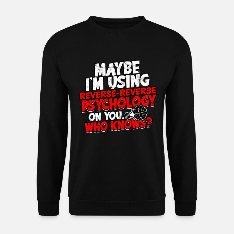 psychiater geschenk therapie geschenkidee psycholo - Unisex Pullover - Schwarz