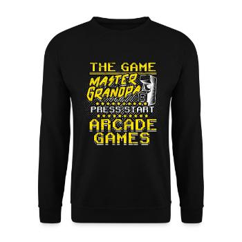Retro Gamer Jeux vidéo Arcade Gaming Pinball Spike - Sweat-shirt Unisexe - noir - Devant - Alina (178cm) & Michal (187cm)