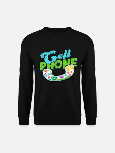 Mobilfunkbiologiewissenschaftliche Zellbiologe - Unisex Pullover - Schwarz