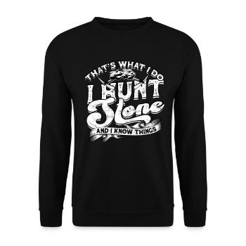 Rockhounder Rockhounding Géologue Rockhound Rockhound - Sweat-shirt Unisexe - noir - Devant - Alina (178cm) & Michal (187cm)