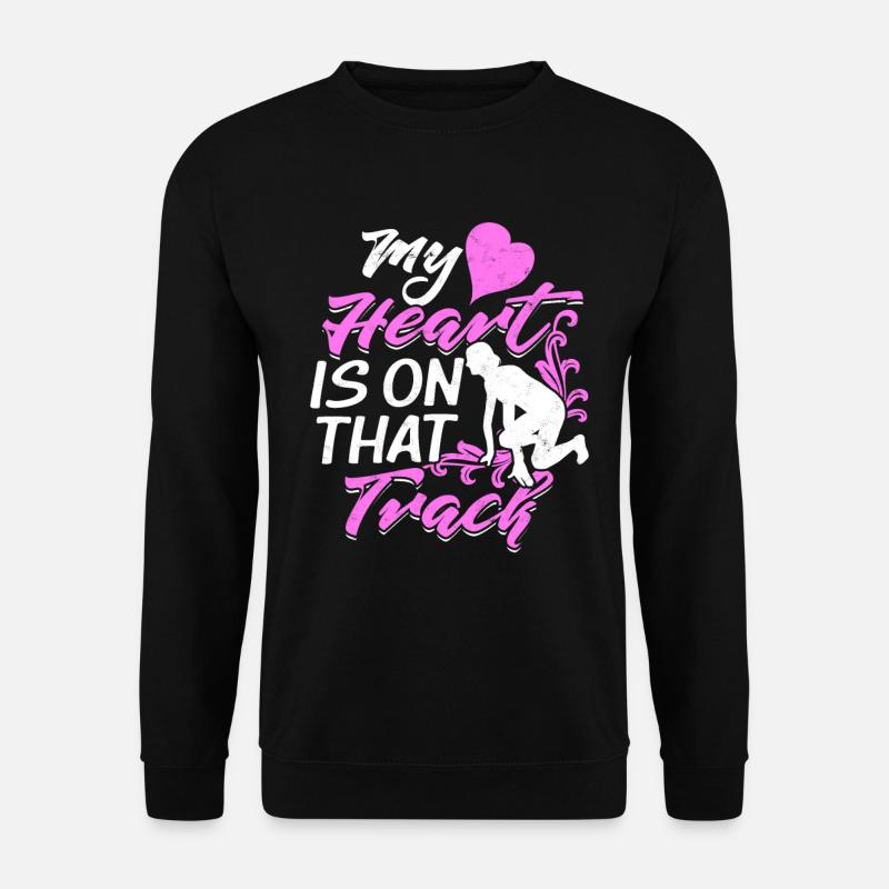 Athletics runners Athelitcs run - Unisex Sweatshirt - black