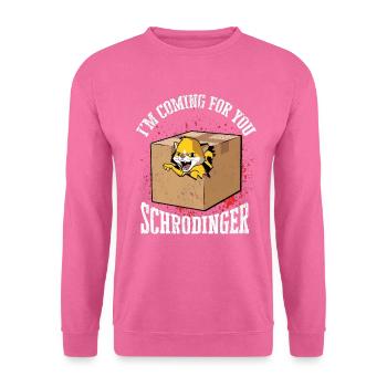 Schrodingers Katze lebendige Quantenphysik - Unisex Pullover - Pink - Vorne