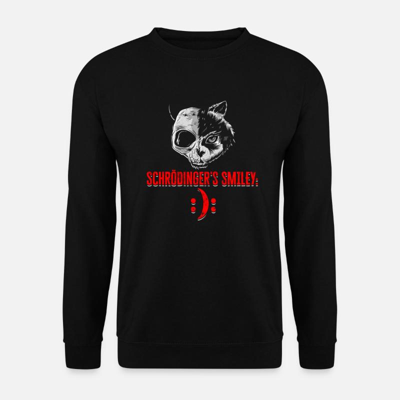 Schrodingers Katzen Quantenphysik - Unisex Pullover - Schwarz