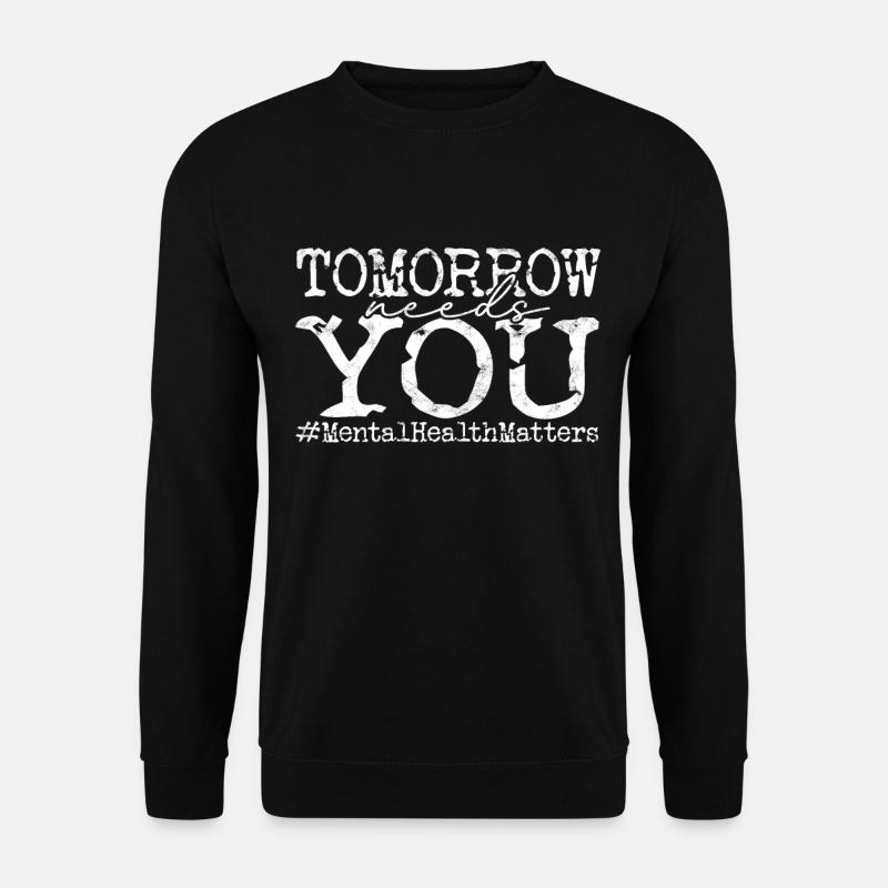 depression depressiv traurig geschenkidee unglückl - Unisex Pullover - Schwarz