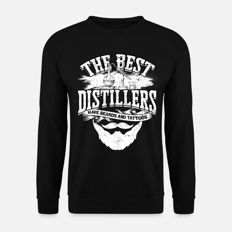 schnaps whiskey brennen schnapsbrenner geschenkide - Unisex Pullover - Schwarz