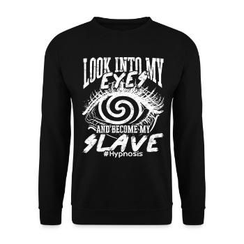 hypnose hypnotisch hypnotisieren hypnotiseur gesch - Unisex Pullover - Schwarz - Vorne - Alina (178cm) & Michal (187cm)
