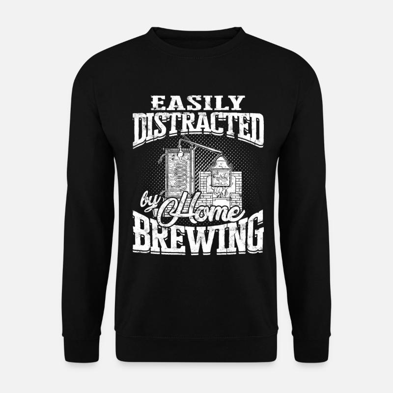 schnapps whiskey burning schnapps distiller gift idea - Unisex Sweatshirt - black