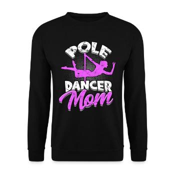 Pole Dance Gift Dancer Gift Idea Fitness - Sweat-shirt Unisexe - noir - Devant - Alina (178cm) & Michal (187cm)