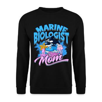 meeresbiologie meeresbiologe meer biologie biologe - Unisex Pullover - Schwarz - Vorne - Alina (178cm) & Michal (187cm)