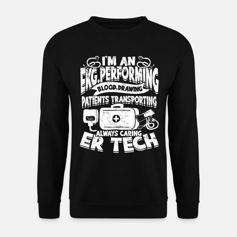 notaufnahme krankenschwester krankenhaus krankenpf - Unisex Pullover - Schwarz