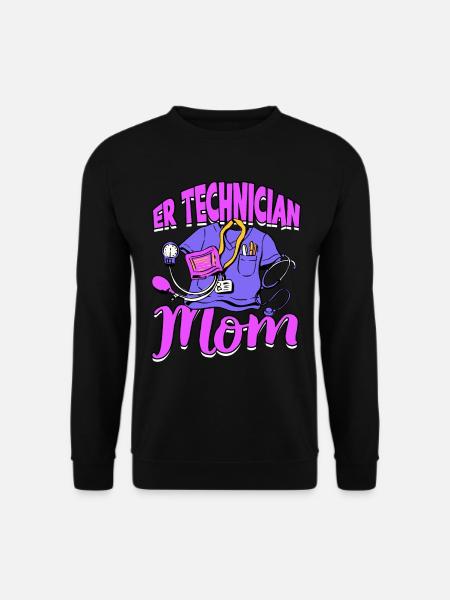 notaufnahme krankenschwester krankenhaus krankenpf - Unisex Pullover - Schwarz