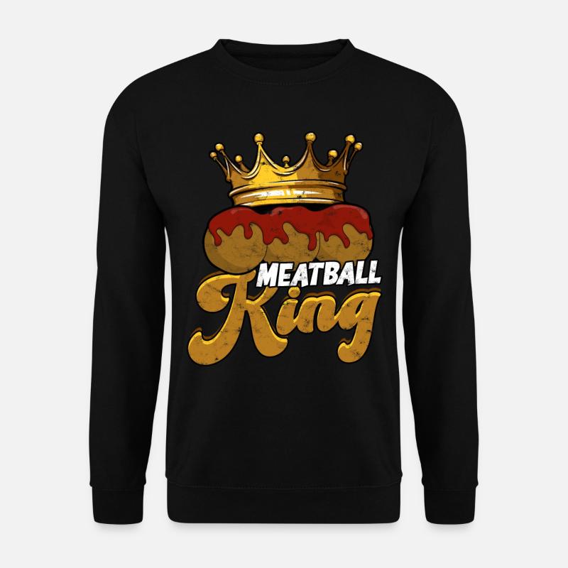 fleischklößchen essen spaghetti geschenk geschenki - Unisex Pullover - Schwarz