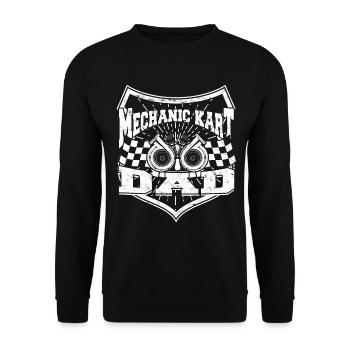 Kart conduite de kart pilotes de course Pilotes de course - Sweat-shirt Unisexe - noir - Devant - Alina (178cm) & Michal (187cm)