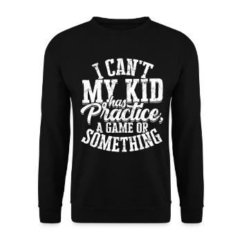 parents gift mother gift idea father family - Unisex Sweatshirt - black - Front - Alina (178cm) & Michal (187cm)