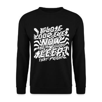 hypnose hypnotisch hypnotisieren hypnotiseur gesch - Unisex Pullover - Schwarz - Vorne - Alina (178cm) & Michal (187cm)