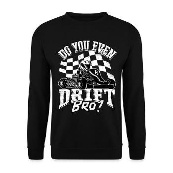 Kart conduite de kart pilotes de course Pilotes de course - Sweat-shirt Unisexe - noir - Devant - Alina (178cm) & Michal (187cm)