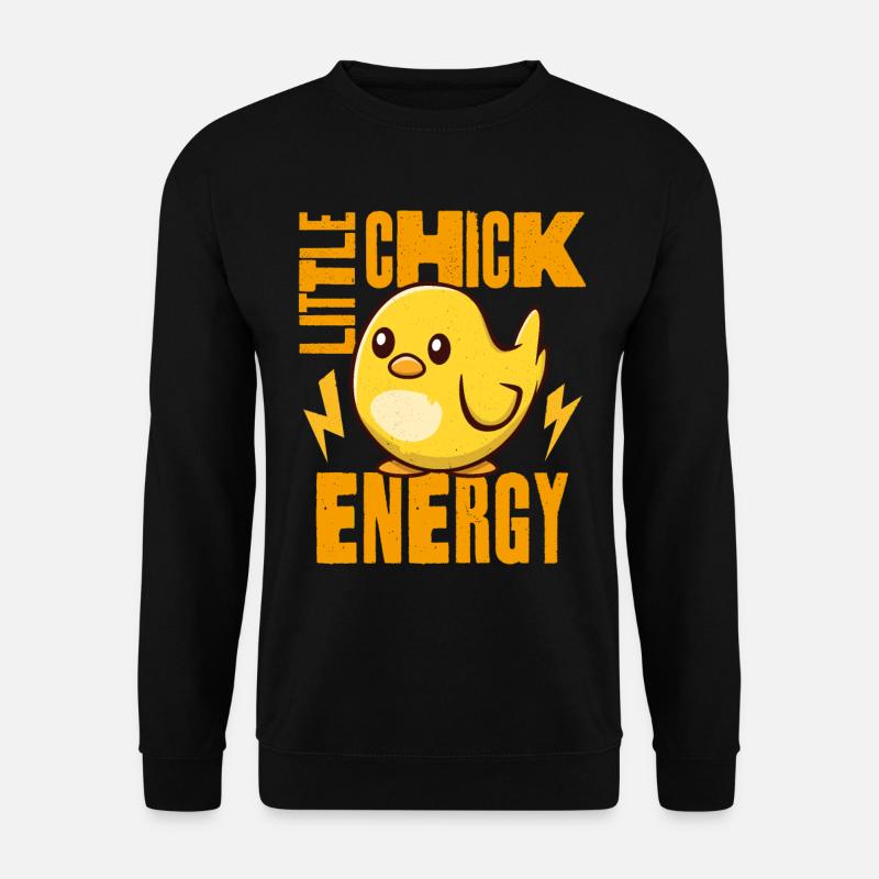Kleine Kükenenergie - Unisex Pullover - Schwarz