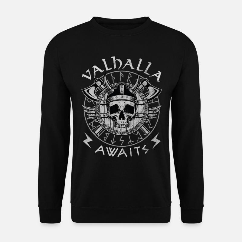Valhalla vous attend - Sweat-shirt Unisexe - noir
