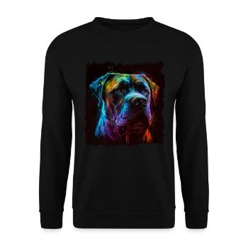 Cane Corso für einen Cane Corso Besitzer - Unisex Pullover - Schwarz - Vorne - Alina (178cm) & Michal (187cm)
