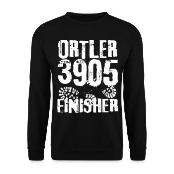 Ortler Mountaineering South Tyrol Tyrol Hiking Ortles - Unisex Sweatshirt - black - Front - Alina (178cm) & Michal (187cm)