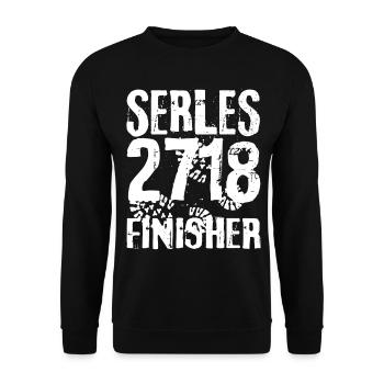 Serles 2718 Finisher Tirol Randonnée Alpinisme - Sweat-shirt Unisexe - noir - Devant - Alina (178cm) & Michal (187cm)