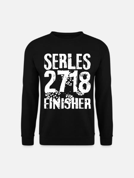 Serles 2718 Finisher Tirol Wandern Bergsteigen - Unisex Pullover - Schwarz